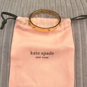 Kate SpadeSALE!!!!!  Spot The Spade Studded Golden  Bangle